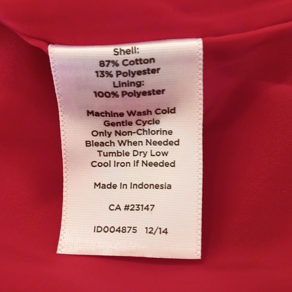 Talbots Red Textured Dress. - Picture 5 of 8